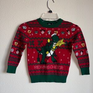 Disney Pixar Toy‎ Story Rexi Christmas Sweater Size 4T